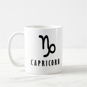 Capricorn zodiac sign coffee mug