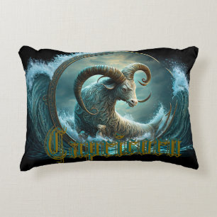 Capricorn Zodiac Sign Decorative Cushion