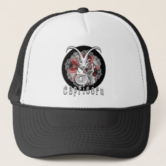 capricorn zodiac sign design by chennai Indipup Trucker Hat