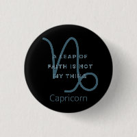 Capricorn Zodiac Sign Fun Quote Blue Birthday