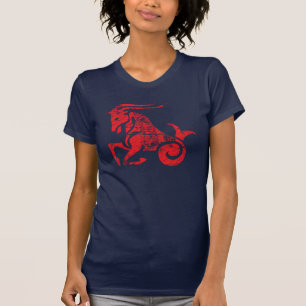 Capricorn Zodiac Sign Grunge Dec 22 - January 19 T-Shirt