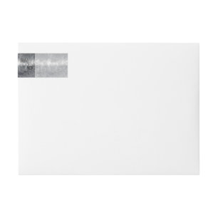 Capricorn Zodiac Sign in grunge distressed  style Wrap Around Label