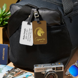Capricorn Zodiac Sign Luggage Tag