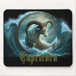 Capricorn Zodiac Sign Mouse Mat