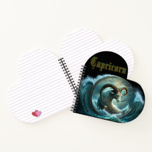 Capricorn Zodiac Sign Notebook