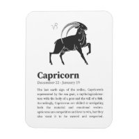 Capricorn Zodiac Sign poster