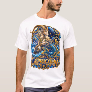 Capricorn Zodiac Sign Sea Goat Astrology Horoscope T-Shirt