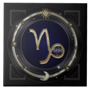 Capricorn Zodiac Sign Tile