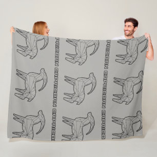 Capricorn Zodiac Sign (Transparent) Fleece Blanket