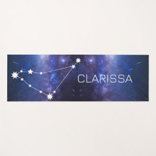 Capricorn Zodiac Star Sign Yoga Mat