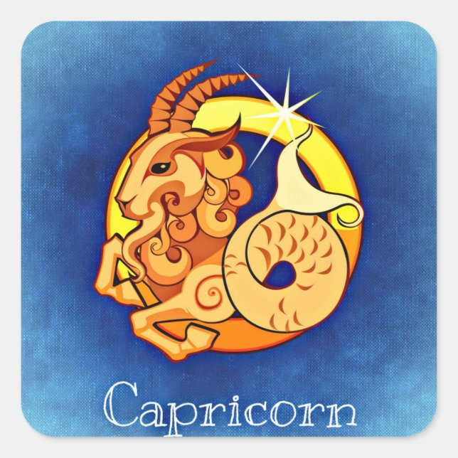 capricorn zodiac stickers (Front)