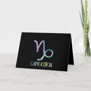 Capricorn Zodiac Symbol Astrology Sea Goat Gift Card