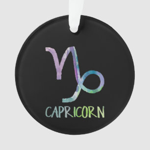 Capricorn Zodiac Symbol Astrology Sea Goat Gift Ornament