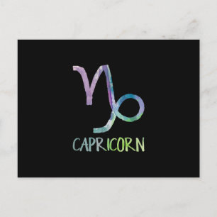 Capricorn Zodiac Symbol Astrology Sea Goat Gift Postcard