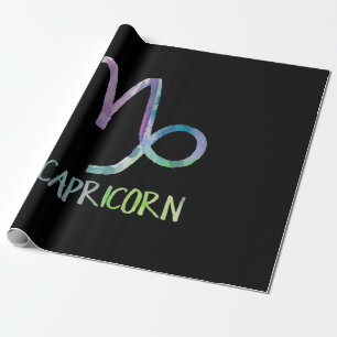 Capricorn Zodiac Symbol Astrology Sea Goat Gift Wrapping Paper