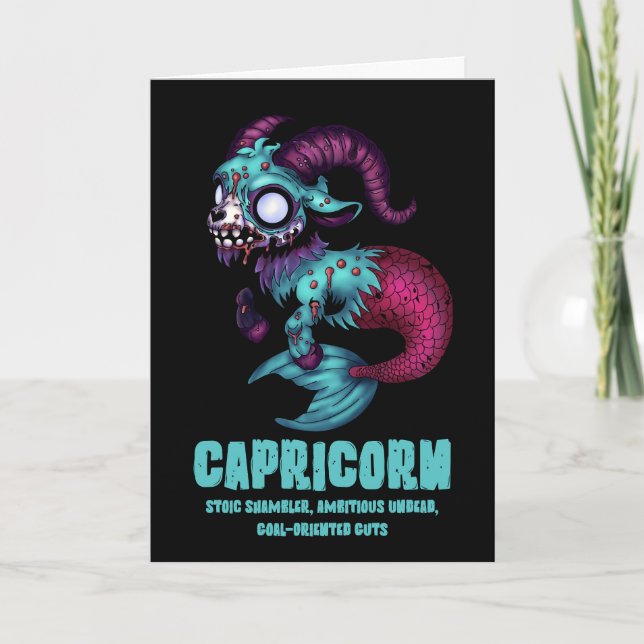 Capricorn Zombie Card (Front)