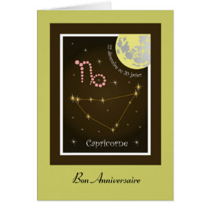 Capricorne 22 décembre au 20 janvier Karte