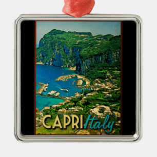 Capris Italy Vintage Travel Metal Tree Decoration