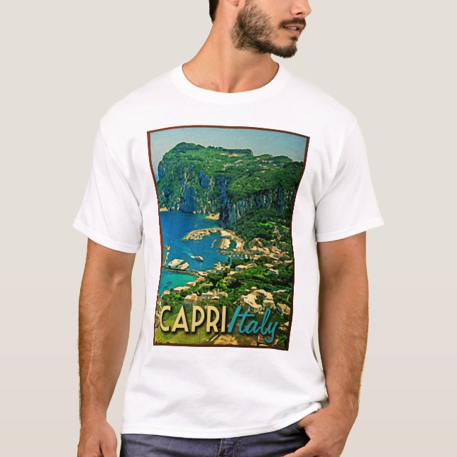 Capris Italy Vintage Travel T-Shirt (Front)