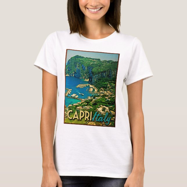 Capris Italy Vintage Travel T-Shirt (Front)