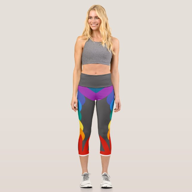 Capris leggings outfit for adult women (Front)