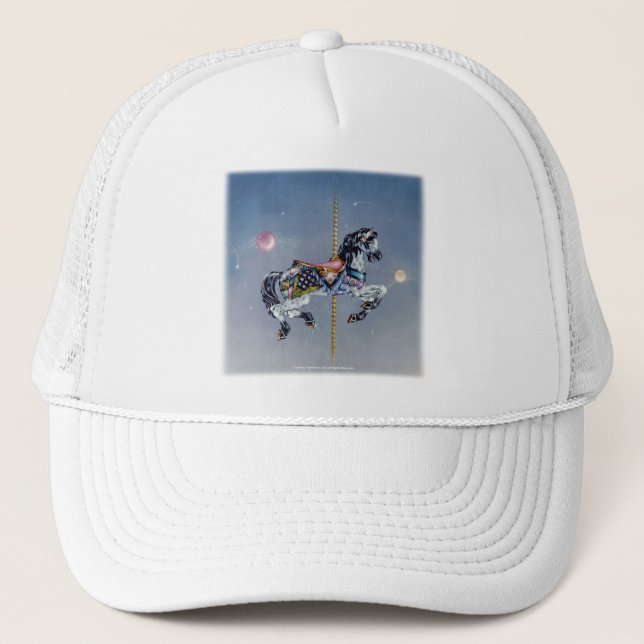 Caps, Hats - Grey Mare Carousel Horse (Front)