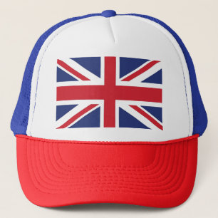Caps with the English flag