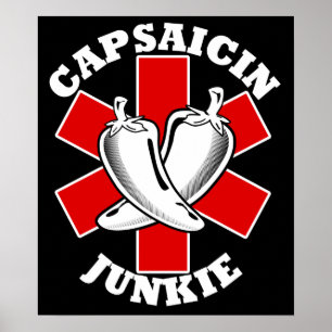 Capsaicin Junkie $24.95 Art Poster