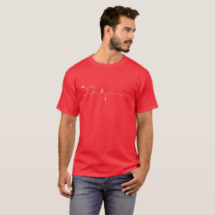 Capsaicin Molecule Chemistry Cute Chilli Lovers T-Shirt