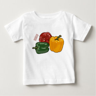 Capsicum cartoon illustration baby T-Shirt
