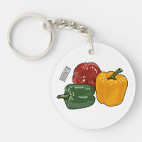 Capsicum cartoon illustration