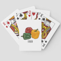 Capsicum cartoon illustration