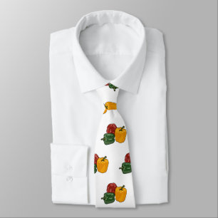 Capsicum cartoon illustration tie
