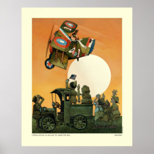 Capt. Eddie On His WayTo Smite The Hun .. Poster