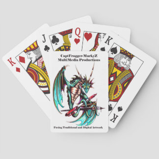 Capt Frogger-MarkyZMMP Logo Playing Cards