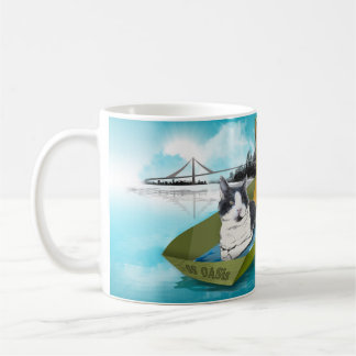 Capt Oliver & the SS OASis (Cat in boat mug) Coffee Mug
