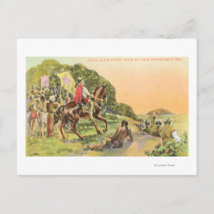 Capt. Portola's First View Postcard