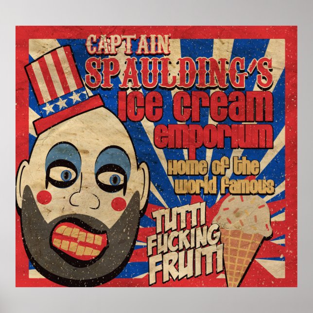 Capt Spauldings Ice Cream Emporium Poster (Front)