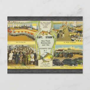 Capt. Starn'S Restaurant And Bar Atlantic City, Vi Postcard