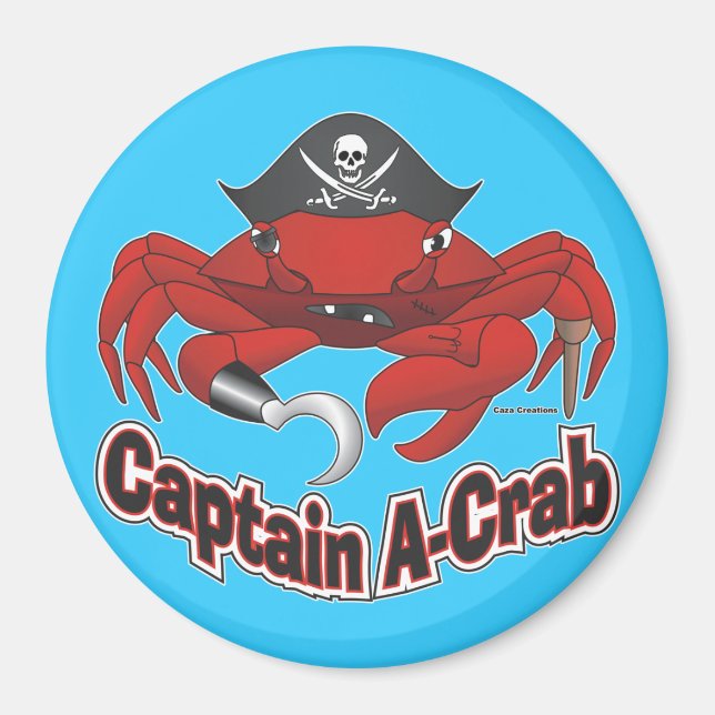 Captain "A-Crab" Magnet (Front)