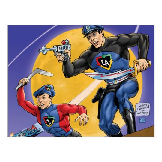 Captain Action Classic Postcard