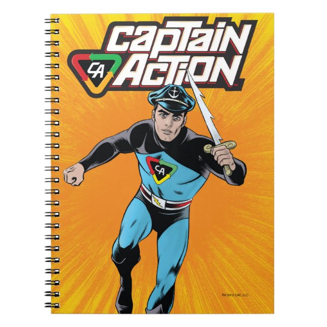 Captain Action Notebook (Front)