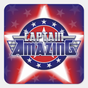Captain Amazing Sticker