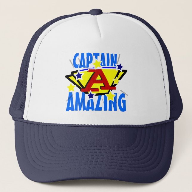 Captain Amazing Trucker Hat (Front)
