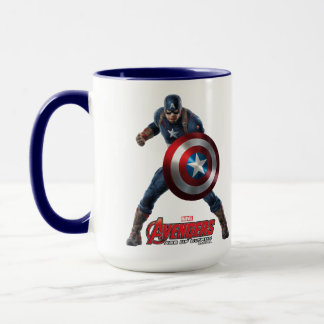 Captain America Character Art Mug