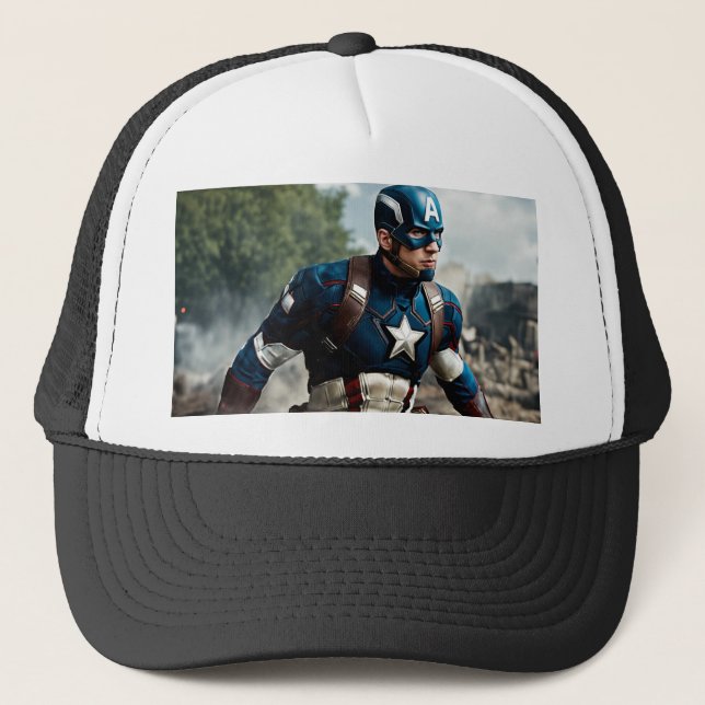 captain america tracker hat (Front)