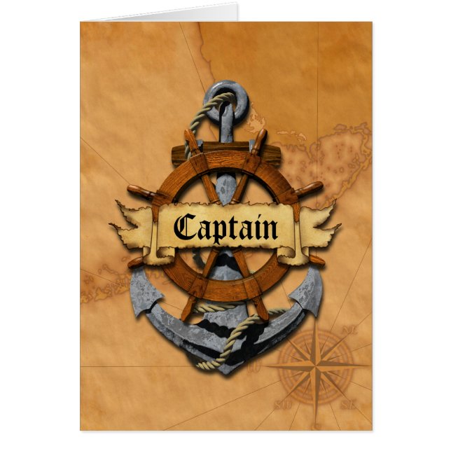 Captain Anchor And Wheel (Front)