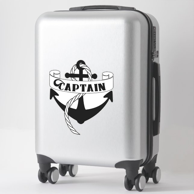Captain Anchor Sailor Sailing Nautical Rope (Suitcase)