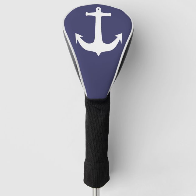 Captain Anchor Sea Ocean Sailing Golf Golf Head Cover (Front)