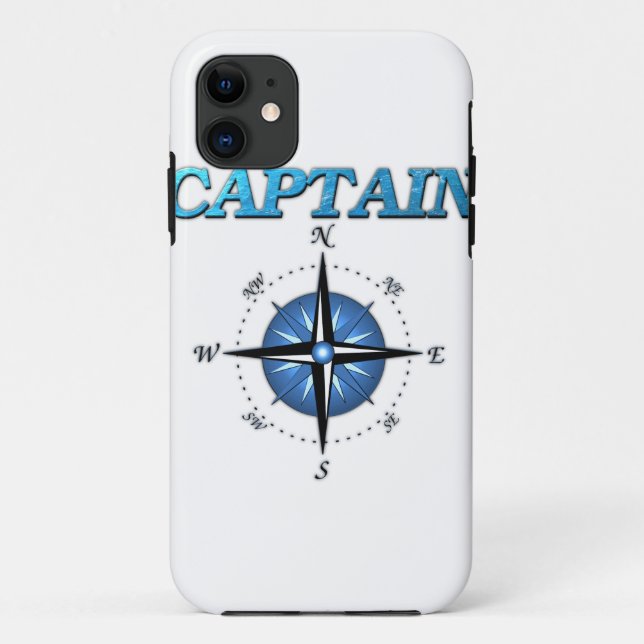 Captain And Compass Rose Case-Mate iPhone Case (Back)